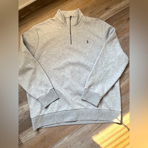 Polo Ralph Lauren Other - Polo Ralph Lauren Quarter Zip Sweater Sweatshirt Pullover Gray Heather XXL